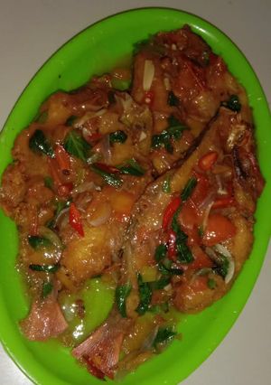 Foto resep Ikan goreng saus tomat