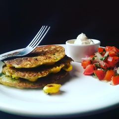A picture of Mini Corn Pancakes.