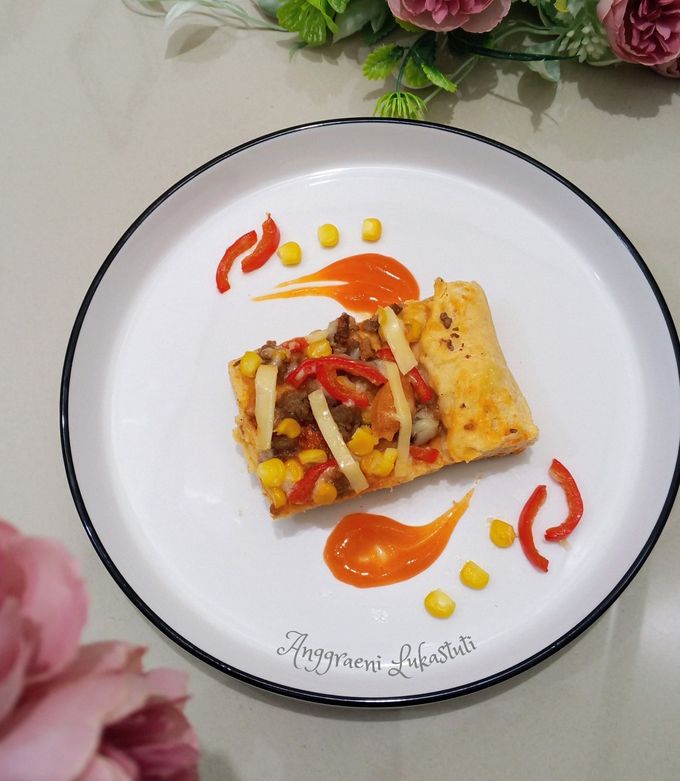 Foto resep Beef Corn Cheese Pizza 🍕