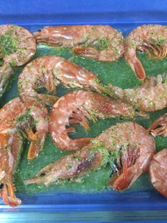 Una foto de Gambones asados en el horno