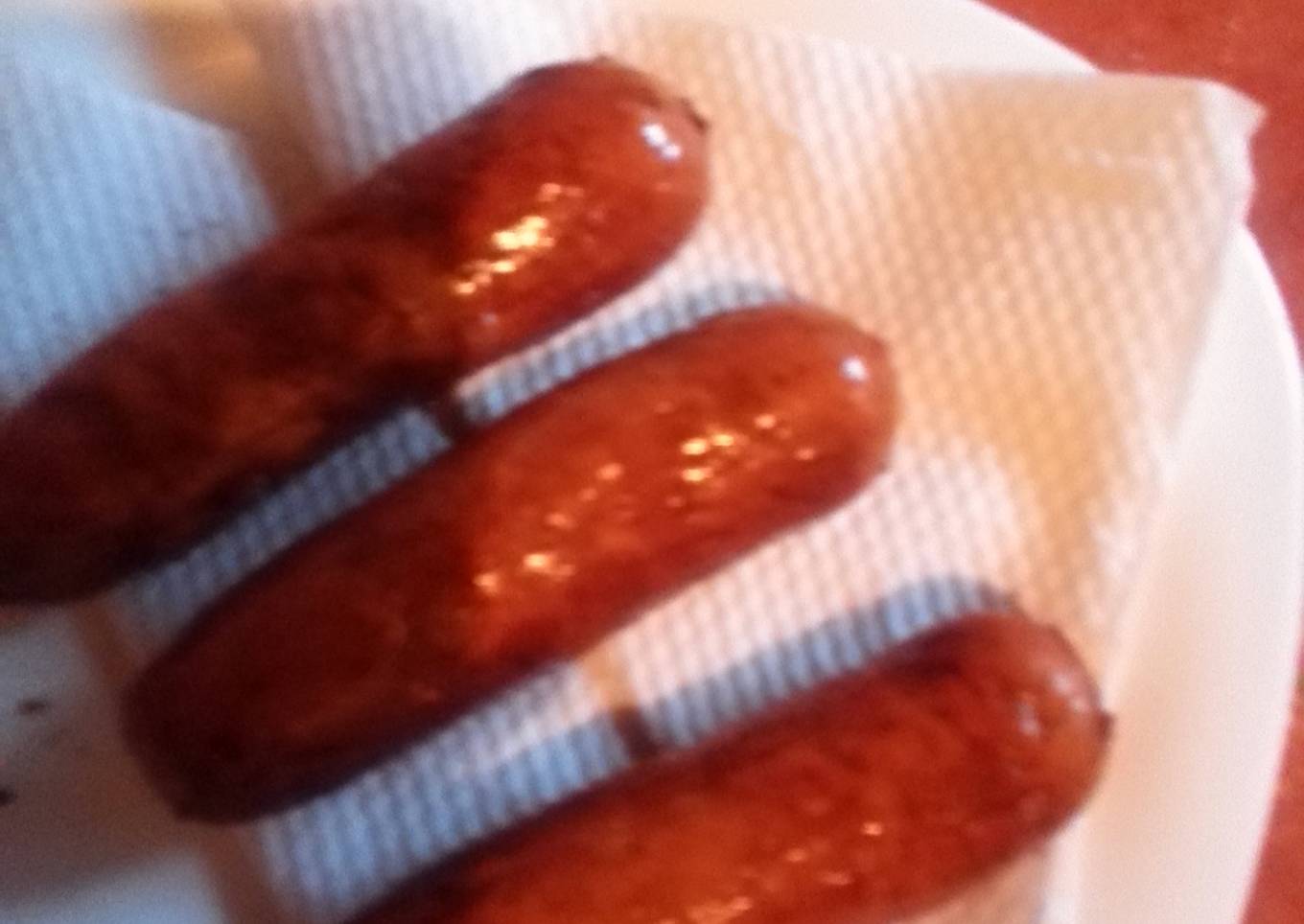 Deep fried sausage