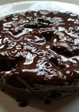 Una foto de Baño de chocolate y leche condensada
