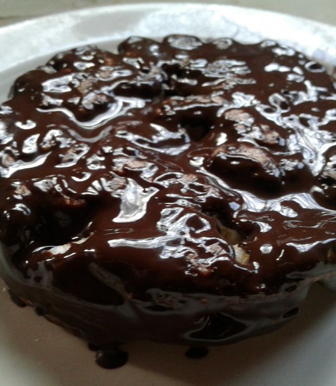 Una foto de Baño de chocolate y leche condensada
