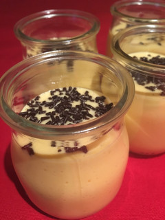 Una foto de Yogur de melocotón