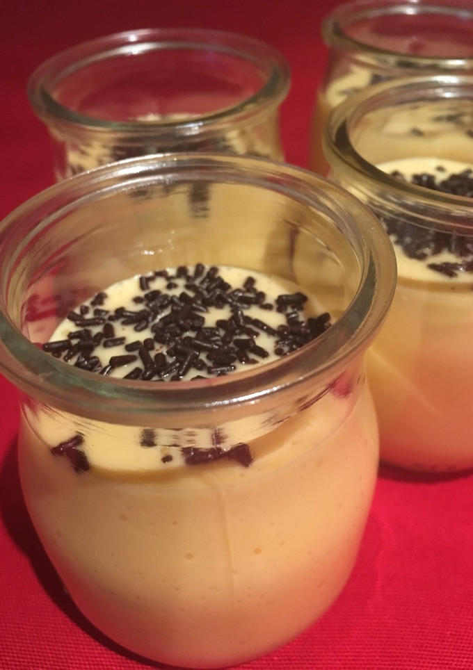 Una foto de Yogur de melocotón