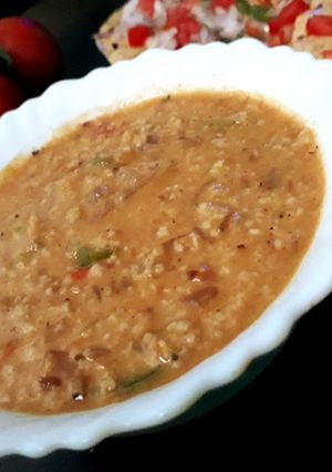 A picture of Masala oats.