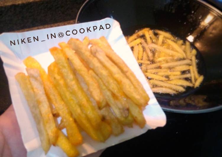 Kentang Goreng (French fries) Mudah