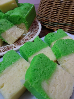 Foto resep Bolu kukus pandan lapis
