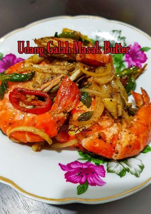 Gambar Udang Galah Masak Butter