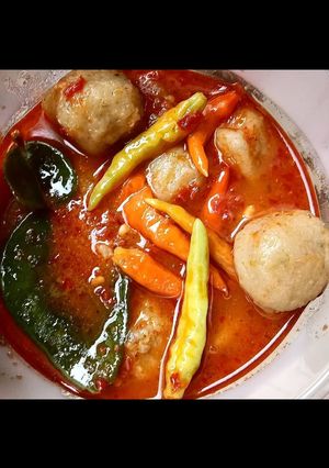 Foto resep Pentol jeletot kuah ebi