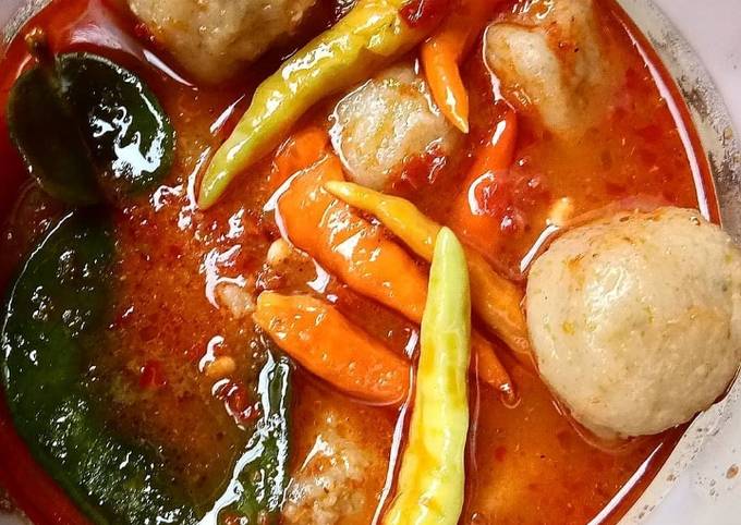 Resep Pentol Jeletot Kuah Ebi Oleh Enny Viera Cookpad