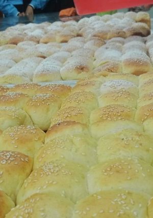 Foto resep American soft roll and garlic cream(Roti sobek)