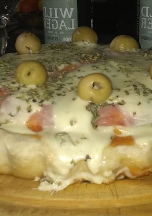 Una foto de Pizza rellena