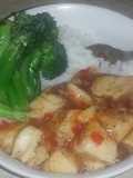 Pechuga dulce con chile