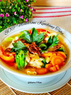 Foto resep SOP Makaroni Kembang Tahu