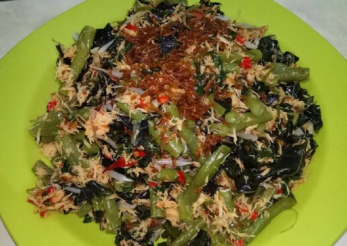 Cara Membuat Urap Ijo + Rebon Goreng Ekonomis Untuk Dijual