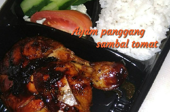 Anti Ribet, Membuat Ayam panggang sambal tomat Menu Enak Dan Mudah Dibuat