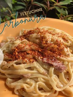 Foto resep Fettuccine Carbonara tanpa Cooking Cream