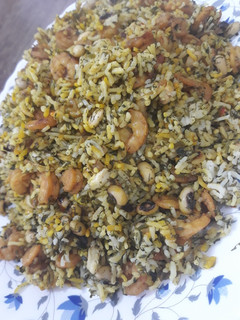 عکسی از دستور پلو میگو