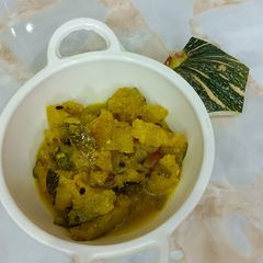 A picture of Pumpkin Vegetable with Asafoetida.