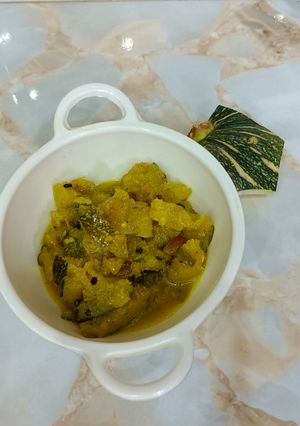 A picture of Pumpkin Vegetable with Asafoetida.