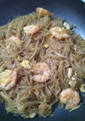Foto resep Soun goreng isi udang