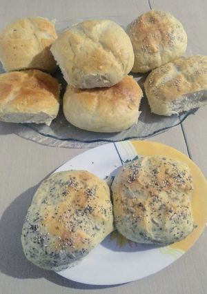 Una foto de Pan para hamburguesas