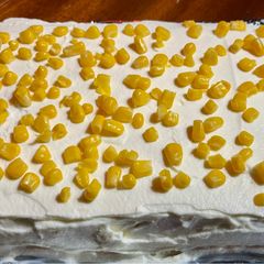 A picture of Birthday Corn Cake.
