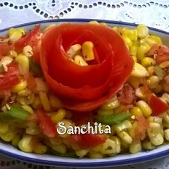 A picture of Corn Chaat.