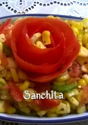 A picture of Corn Chaat.