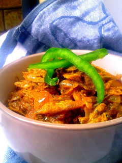 A picture of Omena in Coconut Sauce.