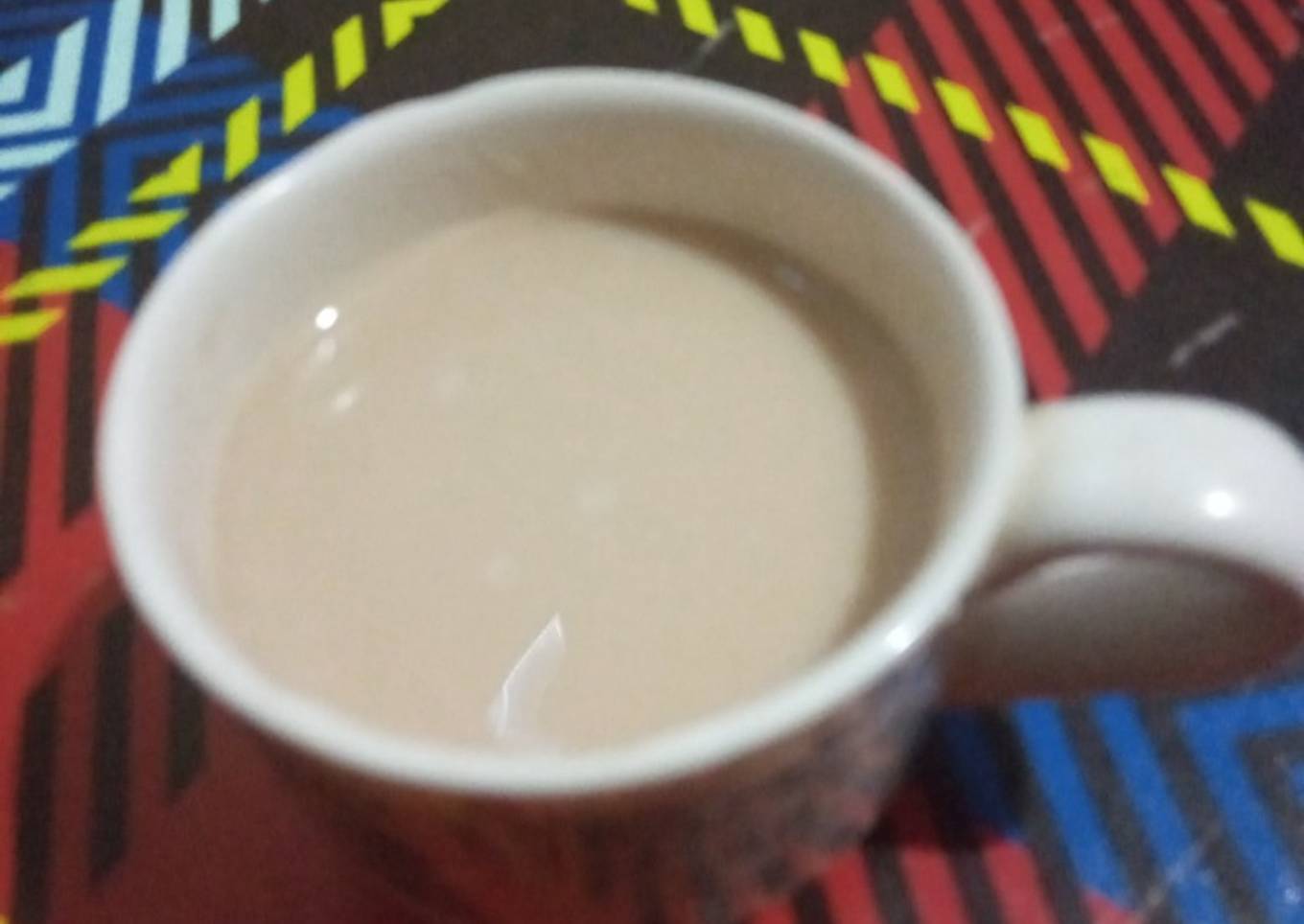 Teh Susu jahe simpel melegakan tenggorokan