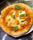Pizza Napolitana Margarita, con masa congelada #ThinkingFoods