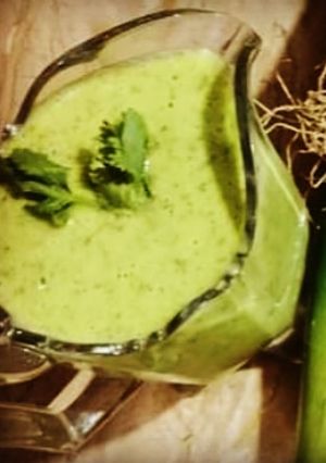 A picture of Gathiya Chutney گاٹھیا چٹنی.