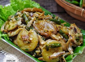 Foto resep Jengkol teri cabe ijo