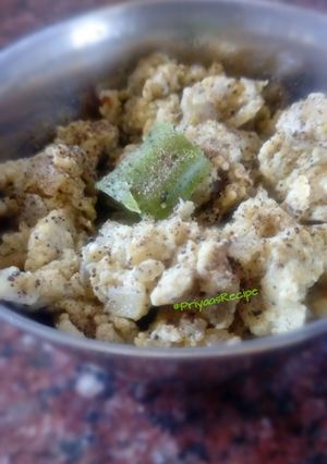 முட்டை போடிமாஸ் / ஸ்கிராப்டு முட்டை செய்முறை முக்கிய புகைப்படம்