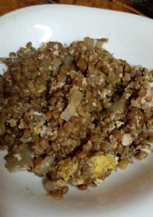 Una foto de Guiso de lentejas saludable