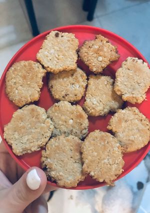 Una foto de Galletitas de mantequilla de maní veganas