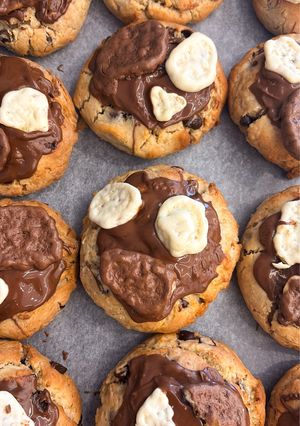 Una foto de Galletas de Plátano y Nutella