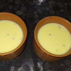 A picture of Kesar milk.