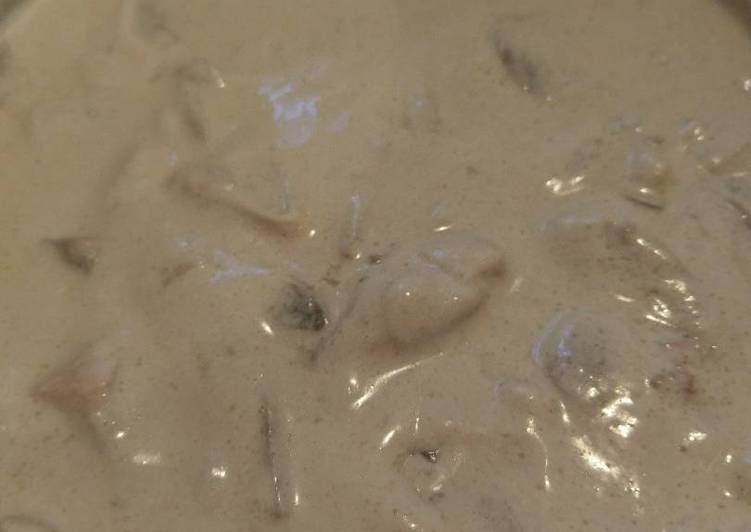 Steps to Prepare Super Quick Homemade Chicken garlic white wine cream sauce