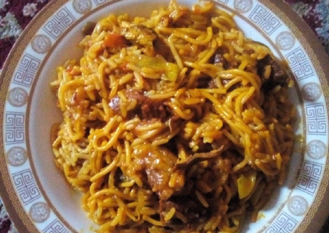 Spag with Rice
