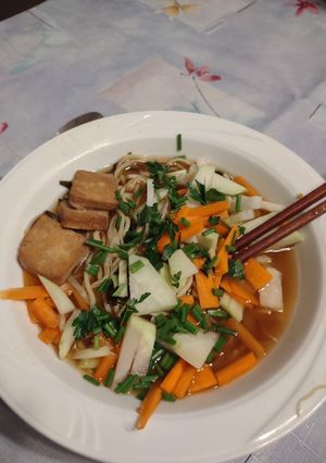 Zdjęcie przepisu Ramen wege.