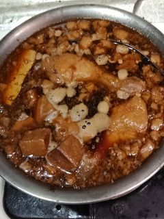 香滷雞腿豆乾肉燥 的食譜成品照片