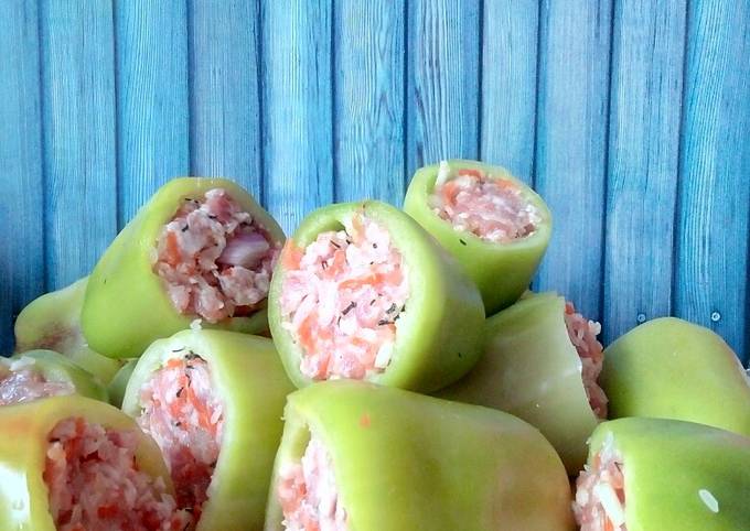 Фаршированные перцы на зиму в заморозку