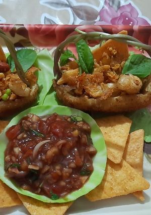 A picture of Mexican Bruschetta Basket.