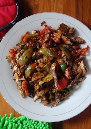 Foto resep Ikan asin cabai gendot (bendot)