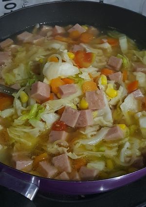 Foto resep Sop Pelangi Warna Warni Simple (Non Halal)