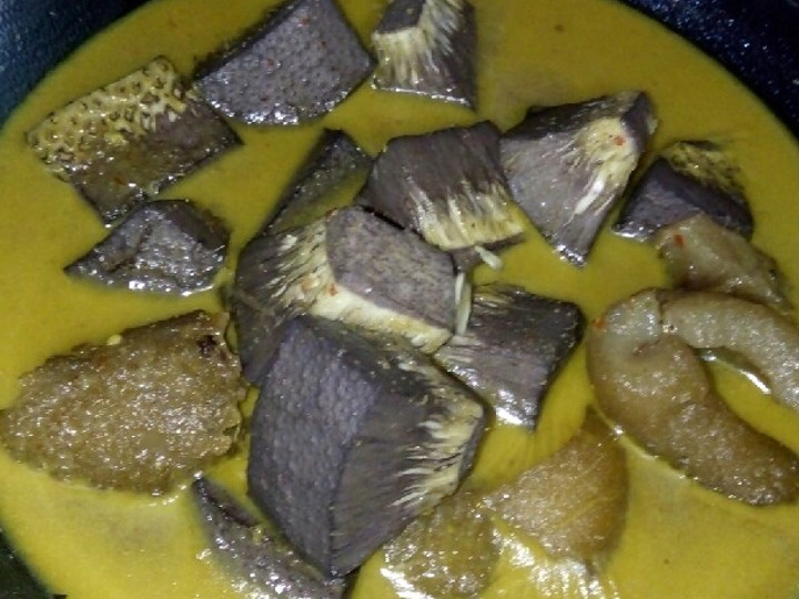 Cara Memasak Gulai Kikil Nangka Muda Anti Gagal