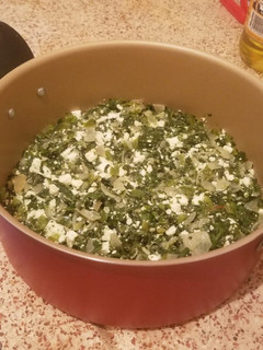 Una foto de Relleno para canelones de verdura